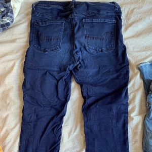 Dark Blue Skinny American Eagle Jeans